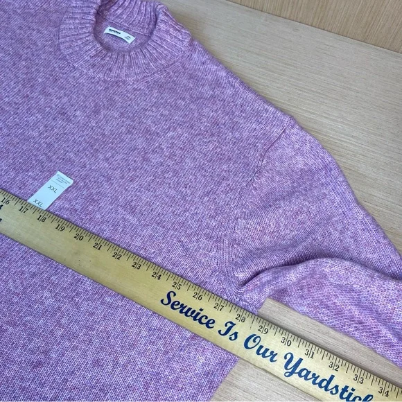Sonoma Women’s Mauve Pink Knit Sweater Crewneck XXL - Picture 3 of 11